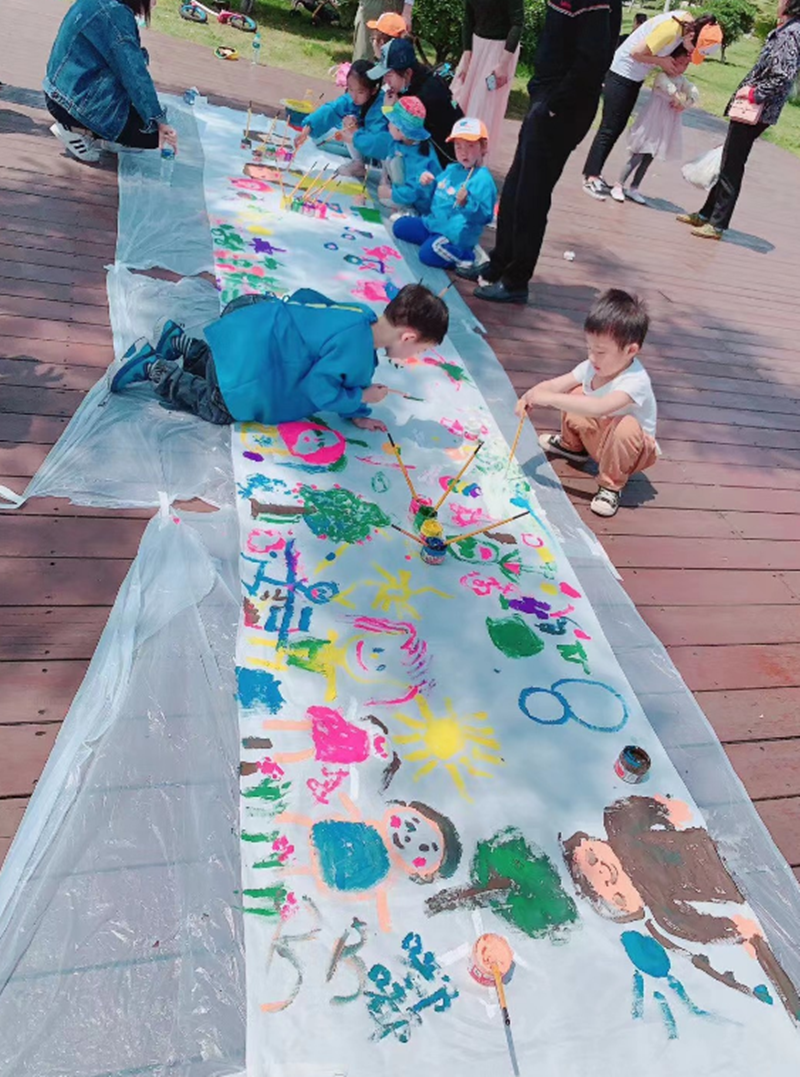 百米画布儿童涂鸦长卷画布幼儿园水彩绘画画白布料涤纶涤棉白坯布