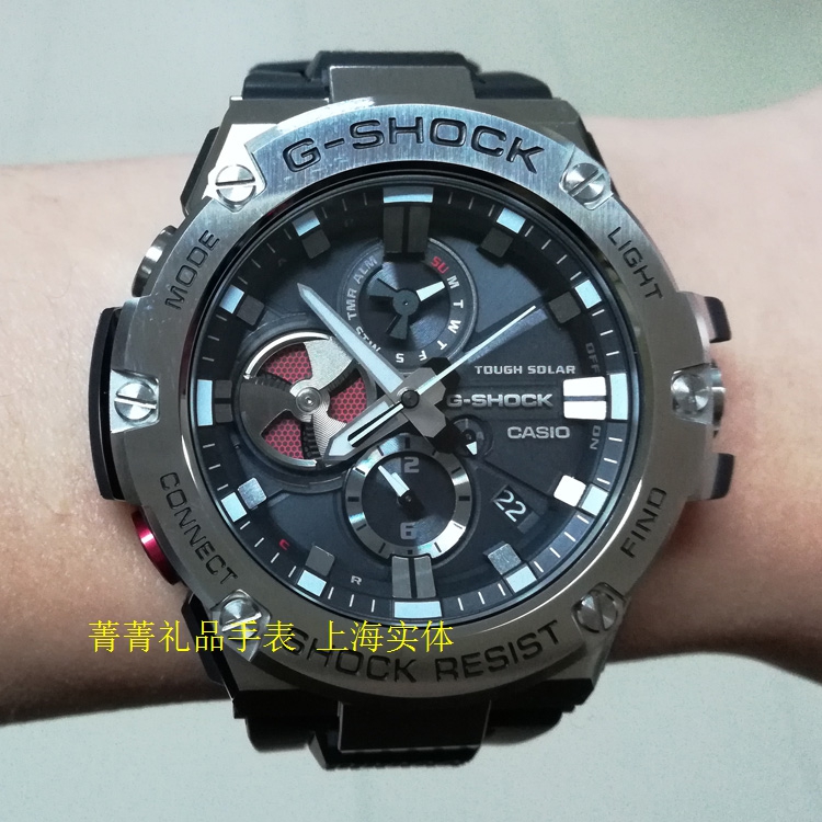CASIO¿¨Î÷Å·ÊÖ±íÀ¶ÑÀÄбíG-SHOCK¹âÄÜÔ˶¯·ÀË®±íGST-B100-1AÐлõ