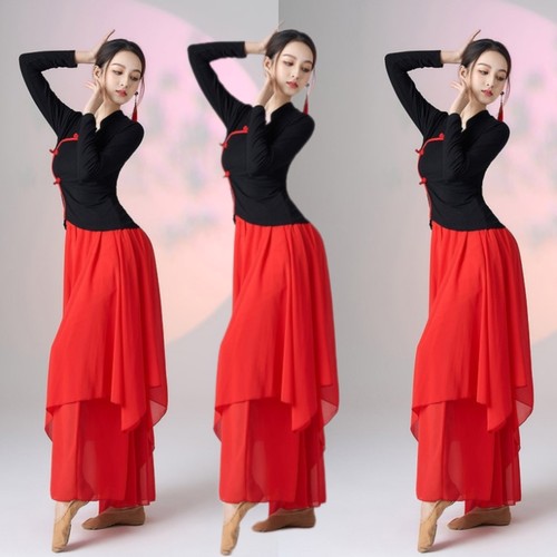古典舞演出服女裙裤裙裤广场舞服
