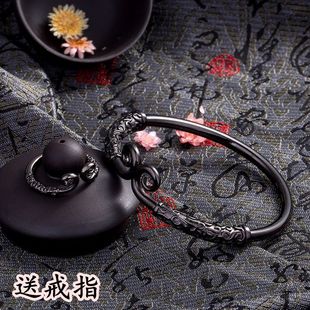 复古浮雕紧箍咒手镯齐天大圣男女学生情侣孙悟空金箍棒手环礼物