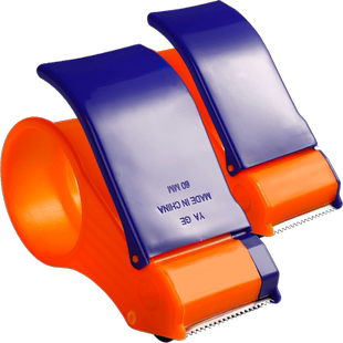 5个透明胶带切割器大号封箱器6cm封箱胶带机手动割断胶带撕断器小号金属胶布撕割器封口胶纸快递打包工具神器