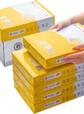 整箱a4双面复印纸70ga580g纯白色