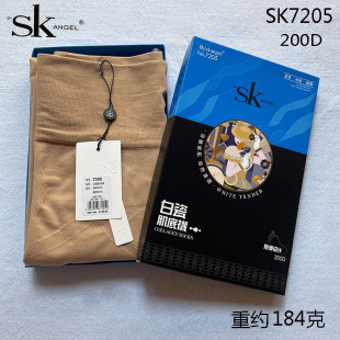 加厚美腿打底裤 秋冬新款 收腹提臀180克连裤 袜 SK7205白瓷肌底裤