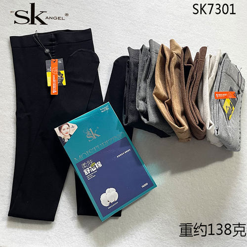 SK7301春秋款薄款保暖棉面连裤袜