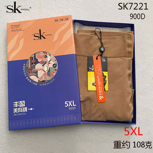 SK7221春秋款加肥加大码连裤袜胖MM高腰收腹提臀加长中厚打底袜女