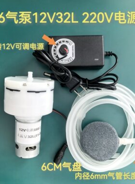 666增氧泵12V32L555气泵升级款气泵钓鱼应急抽气泵打气泵氧气泵