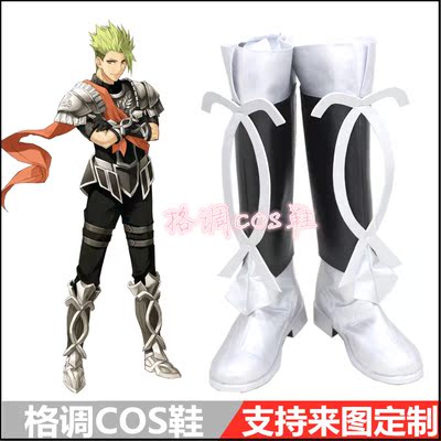 Fate/Apocrypha 红之Rider 阿喀琉斯cosplay鞋 cos鞋子定做