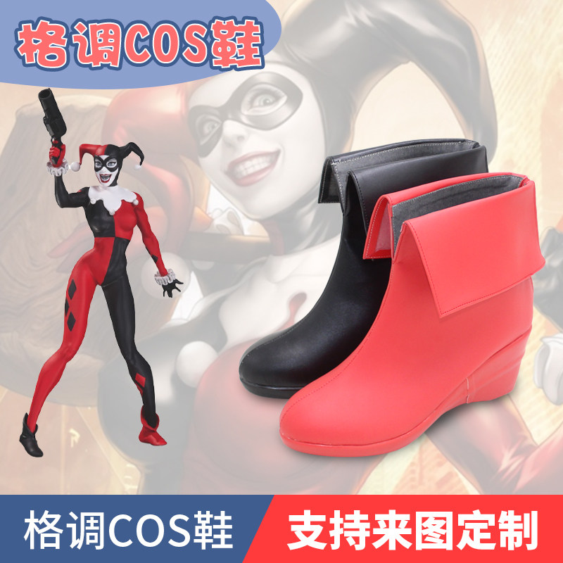 蝙蝠侠小丑女哈利·奎恩cosplay鞋cos鞋
