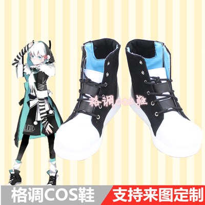 vsinger HIP-HOP洛天依乐正绫言和cosplay鞋V家嘻哈cos鞋子定做