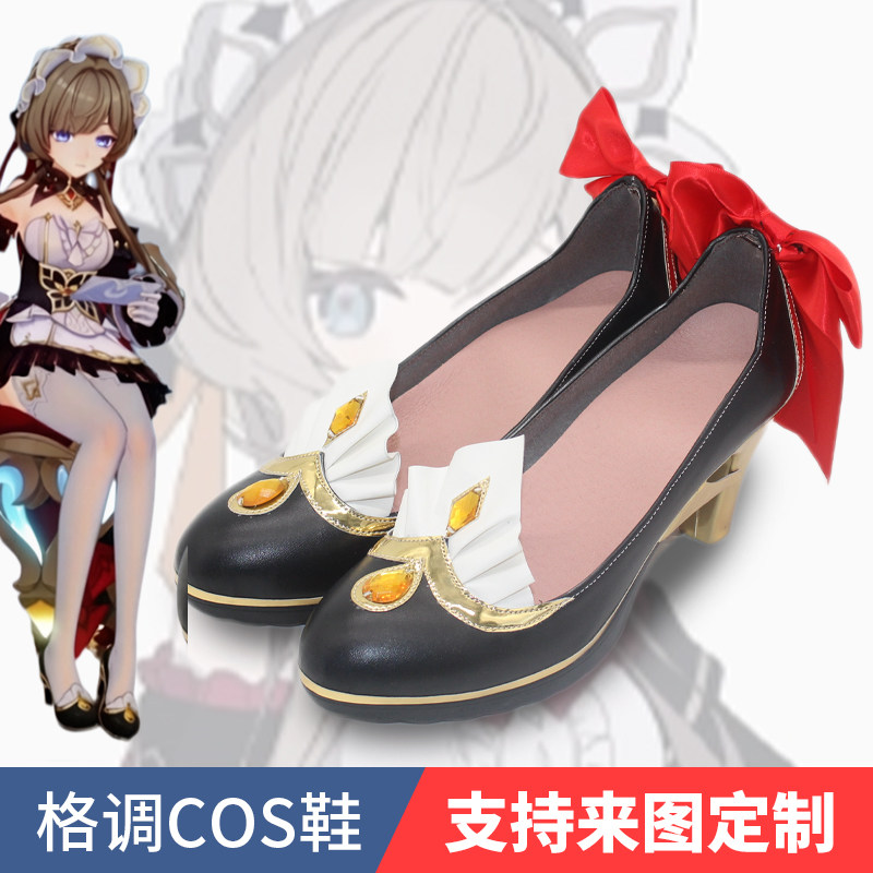 原神桑多涅木偶卡池形象cos鞋图片
