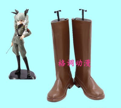 B7214少女与战车 安丘比COS鞋