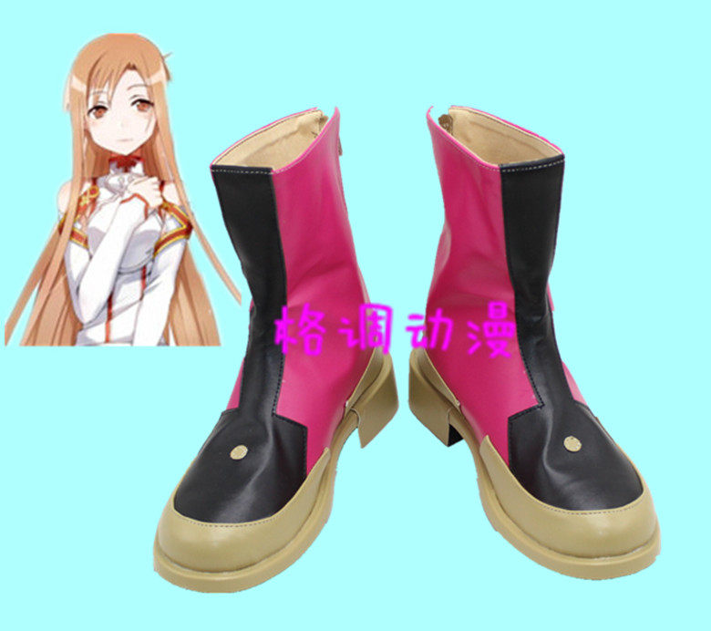 B9419刀剑神域 序列之争 剧场版 亚丝娜 结城明日cos鞋cosplay鞋