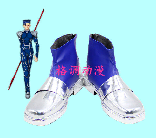 7389 fate stay night Lancer COS鞋 COSPLAY鞋