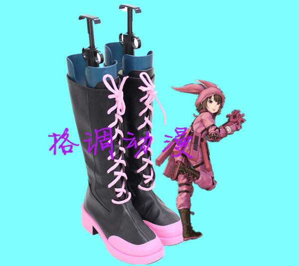 C8872刀剑神域外传 Gun Gale Online GGO 莲 cosplay鞋cos鞋