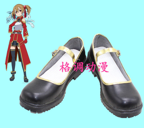 C6160 刀剑神域 西莉卡 COSPLAY鞋 COS鞋