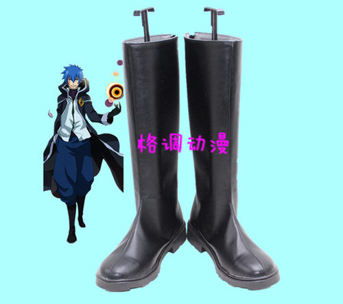 B9363Fairy Tail 妖精的尾巴 Jellal 杰拉尔 cosplay鞋动漫鞋