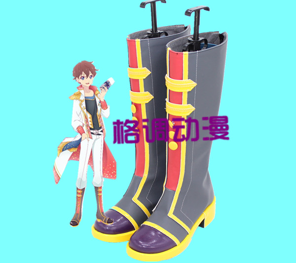 C7780偶像活动STARS 四星学园 S4制服 結城昴cos鞋