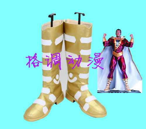 C8566DC漫画 正义联盟 神奇队长 沙赞 Shazam cosplay鞋cos鞋定做