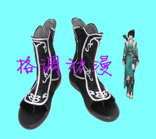 C8644天涯明月刀丐帮少女cos鞋COSPLAY鞋