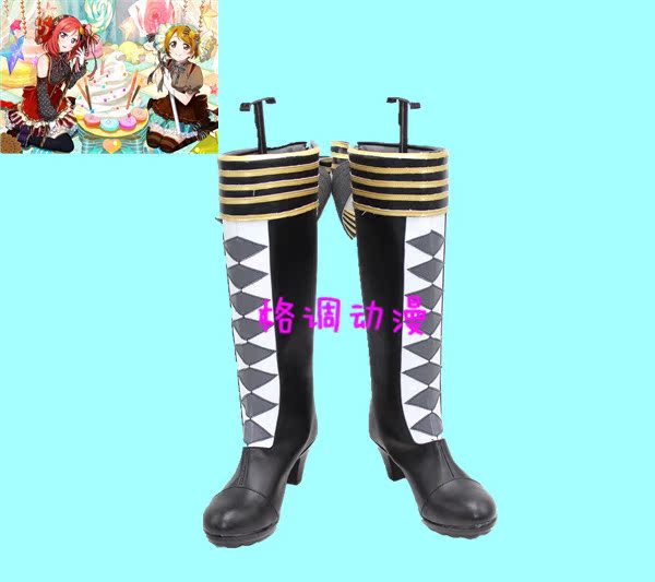 B 8252 lovelive 西木野真姬 cosplay鞋 cos鞋来图定制