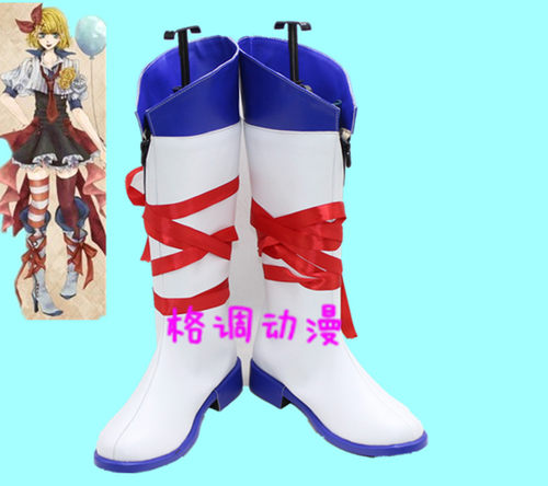 B5419VOCALOID 镜音LIN 镜音连 镜音铃cos鞋 镜音双子游乐园cos鞋