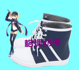 C7313Fate Grand Order 迷之女主角X 塞巴 Saber来图定做cos鞋