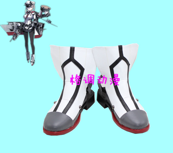 B8274 舰娘舰队collection舰队收藏齐柏林伯爵号cos鞋子cosplay靴