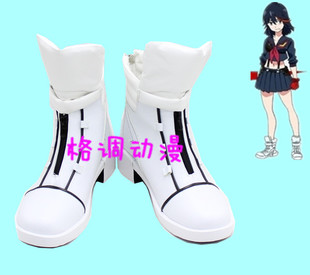 B8133 kill la kill 双斩少女 缠流子COS鞋 COSPLAY鞋动漫鞋
