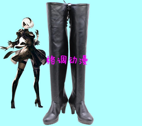 B9580尼尔机械纪元 游戏 女主角 2B cosplay鞋动漫鞋