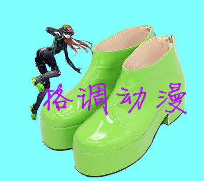 C8689女神异闻录5 佐仓双叶 COS鞋 COSPLAY鞋(短款）