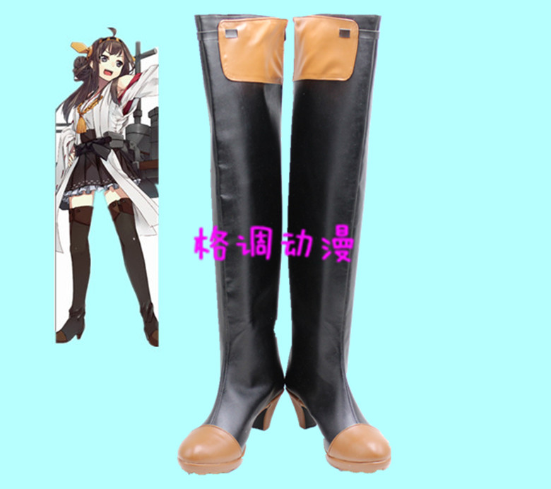 B8837  舰队collection 金刚 COS鞋 COSPLAY鞋动漫鞋