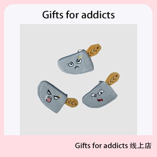 Gifts 原创小刀零钱包耳机包迷你口红收纳包书包挂件 for addicts