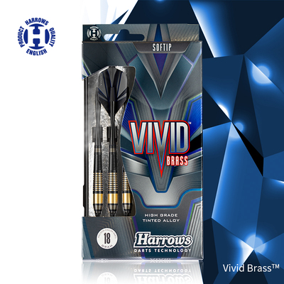 Vivid Brass 新款软式飞镖电子靶飞镖哈路士英国原装进口