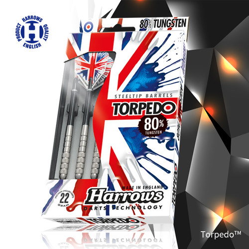 Torpedo 硬式飞镖专业比赛用针式飞镖 harrows哈路士英国原装进口