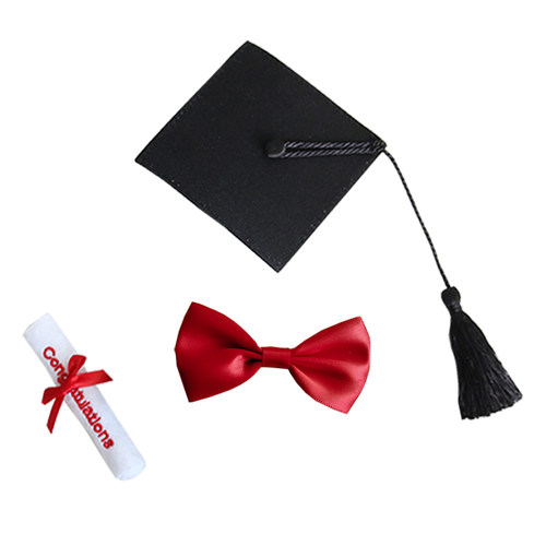 博士帽毕业证书蝴蝶结