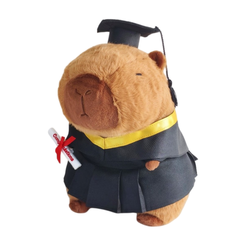 卡皮巴拉毕业学士服公仔定制