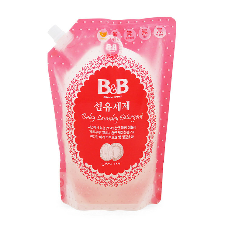 韩国保宁洗衣液1300ml 儿童宝宝香草味婴儿bb抗菌洗衣液大袋包邮