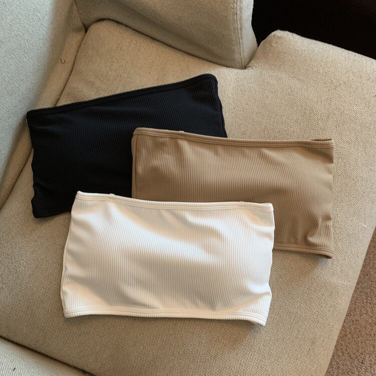 Jade Closet自家直销推荐~甜辣妹性感美背带胸垫抹胸背心上衣女夏