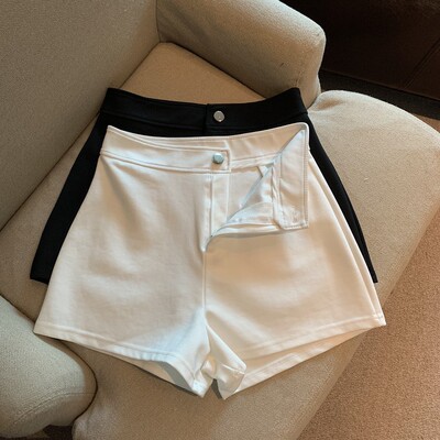 弹力辣妹高腰显瘦a字短裤优品质
