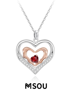 玫瑰金镶嵌锆石送女友情人节礼物