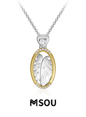 原创项链新款时尚银吊坠闺蜜