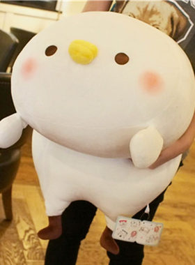 可爱长条抱枕公仔玩偶被子两用