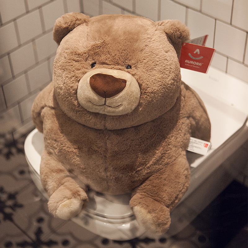 胖胖公仔饱满又可爱不掉毛无异味