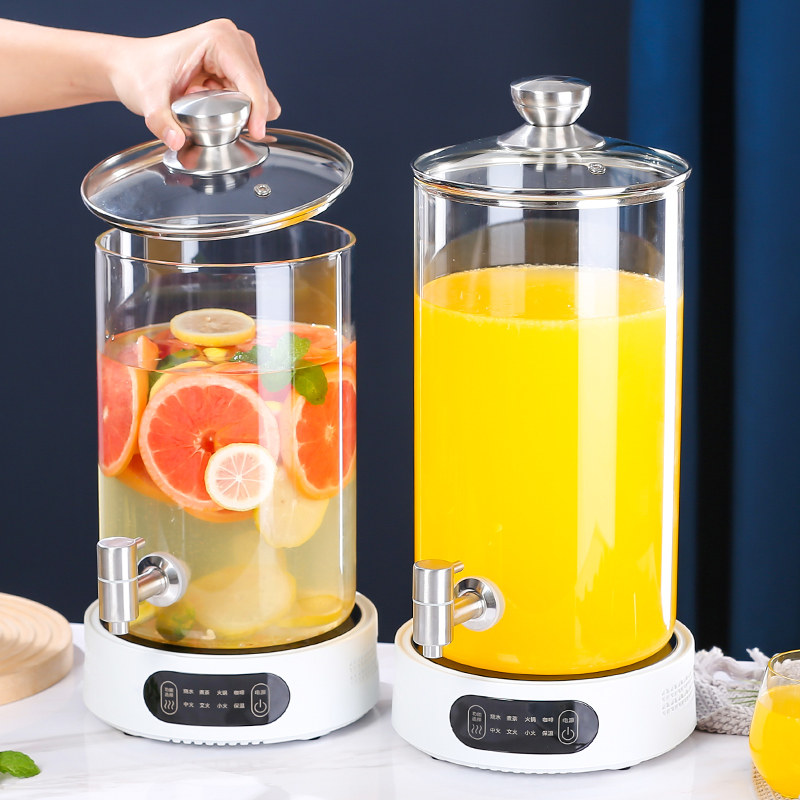 加热果汁鼎保温牛奶豆浆机商用果汁饮料桶耐高温咖啡冷水壶带龙头,餐饮具,冷水壶,淘宝优惠券,粉丝福利购,淘宝优惠卷