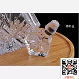 Хрустальная жонглирование обстановка стеклянную бутылку из красного вина белое вино биты уплотнения водяного вина бутылка виски 1 котт