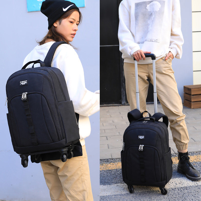 新品拉杆背包男女商务旅行轻便大