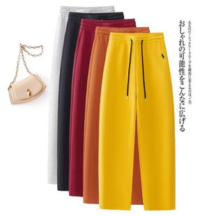 宽松高腰妈妈香蕉裤 女秋冬新款 加绒加厚休闲保暖阔腿裤 清仓捡漏