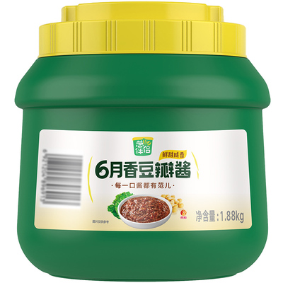 【葱伴侣6月香豆瓣酱1.88kg】调味酱鲜甜咸香家用拌饭拌面首选