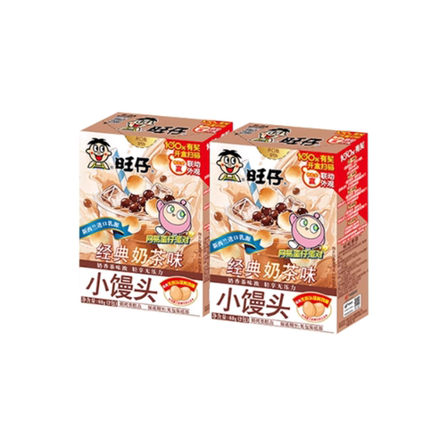 旺旺 旺仔小馒头（经典奶茶味） 60g*2