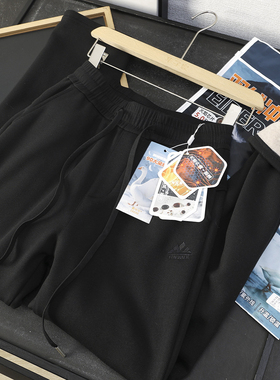 华子家 男女同款无痕压胶三防鹅绒裤冬季加厚保暖直筒休闲裤45450